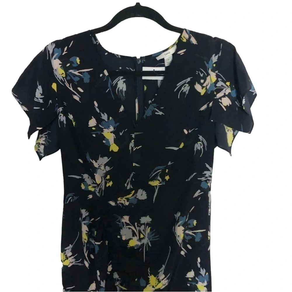 NWT Lewit Nordstrom Marlow Dress in Navy Night Floral